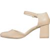 imageGreatonu Heeled Sandals for Women Summer Square Toe Mule Heels Slip on Block Low Heel Dressy Sandals
