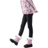 imageGreatonu Kids Snow Boots Waterproof Boys Girls Winter Boots Mid Calf Insulated Duck BootsLight Pink
