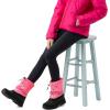 imageGreatonu Kids Snow Boots Waterproof Boys Girls Winter Boots Mid Calf Insulated Duck BootsPink