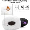 imageGreatonu Kids Snow Boots Waterproof Boys Girls Winter Boots Mid Calf Insulated Duck BootsPurpleCat