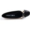 imageGreatonu Women Braid Shoes Square Toe Slip On Classic Ballet Flats