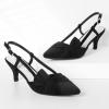 imageGreatonu Women Shoes Comfortable Kitten Heels Slingback Dress Pumps