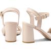 imageGreatonu Womens Braided Heeled Sandals Square Open Toe Summer Block Heels Dressy SandalsBeige Braided