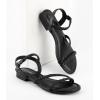 imageGreatonu Womens Flat Sandals Slip On Summer Gladiator Open Toe Braided Slingback ShoesBlack