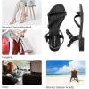 imageGreatonu Womens Flat Sandals Slip On Summer Gladiator Open Toe Braided Slingback ShoesBlack