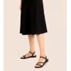 imageGreatonu Womens Flat Sandals Slip On Summer Gladiator Open Toe Braided Slingback ShoesBlack