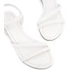 imageGreatonu Womens Flat Sandals Slip On Summer Gladiator Open Toe Braided Slingback ShoesWhite