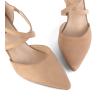 imageGreatonu Womens Low Heel Pumps Pointed Toe Bridal Wedding Party Kitten Heel Pump ShoesBeige