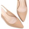 imageGreatonu Womens Slingback Block Heel Pointed Toe Dress Pumps ShoesNude