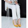 imageGreatonu Womens Slingback Kitten Heel Pointed Toe Dress Pumps ShoesYellowSuede