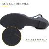 imageMaxMuxun Womens Roman Ankle Strap Cage Closed Toe Flat SandalsBlue