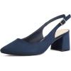 imageGreatonu Womens Slingback Block Heel Pointed Toe Dress Pumps ShoesNavy