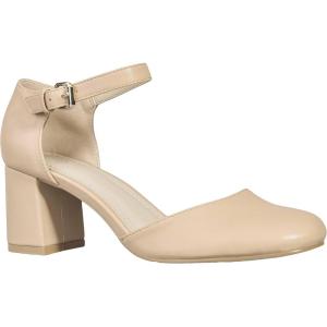 imageGreatonu Heeled Sandals for Women Summer Square Toe Mule Heels Slip on Block Low Heel Dressy Sandals