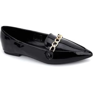 imageGreatonu Womens Flat Shoes Classic Pointed Toe Buckle Slip on Ballet Flats Dress Shoes