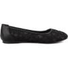 imageGreatonu Womens Flats Cut Out Round Toe Slip On Floral Ballet Flat Comfortable Lace Flats DressyBlack Lining