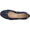 imageGreatonu Womens Flats Cut Out Round Toe Slip On Floral Ballet Flat Comfortable Lace Flats DressyNavy Blue