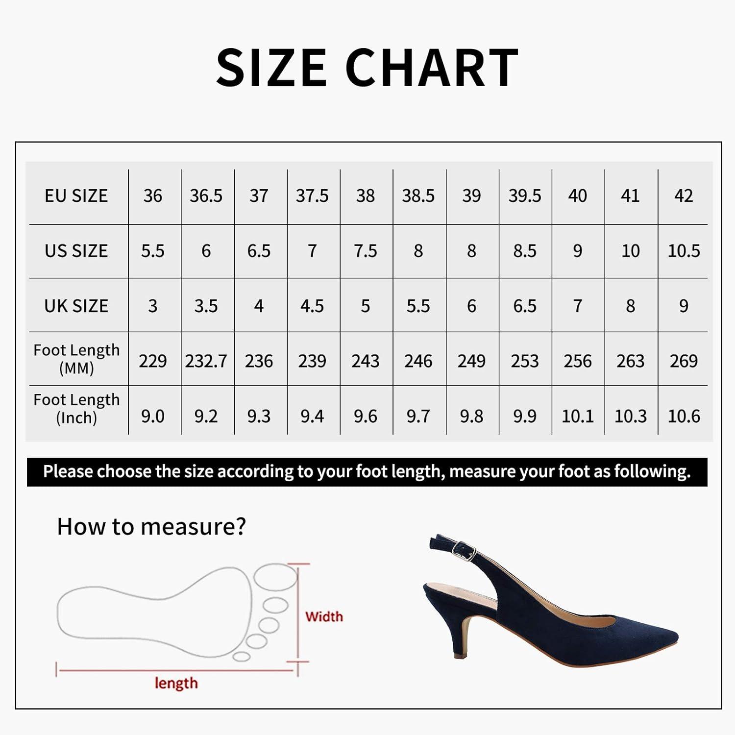 imageGreatonu Womens Slingback Kitten Heel Pointed Toe Dress Pumps ShoesBlue