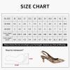 imageGreatonu Womens Slingback Dress Pump 40 EU9 US Brown Snake Print