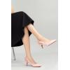 imageGreatonu Womens Kitten Heels Pointed Toe Slingback Leather Insole Dress Pumps ShoesLight Pink