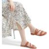 imageGreatonu Braided Sandals For Women 2025 Open Toe Fashion Slide Sandals Women Dressy Summer Flat US Size 611Camel